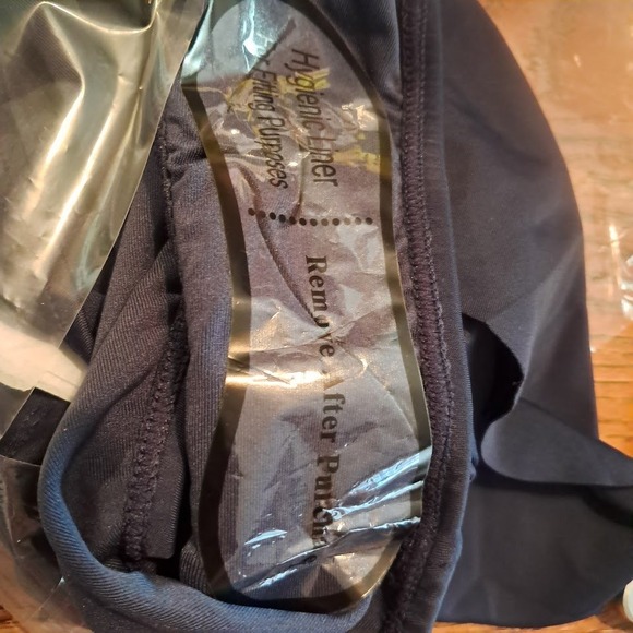 JUICY COUTURE‎ Sz S 1 Piece Swimsuit Deep Ruffle V-Neck & Back Navy Blue NWT $98 - Picture 9 of 9